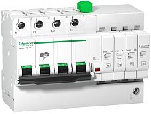 Ограничитель импульсных напряжений УЗИП Schneider Electric Acti9 iQuick 4п L-N-PE классII 40кА с NFC картинка